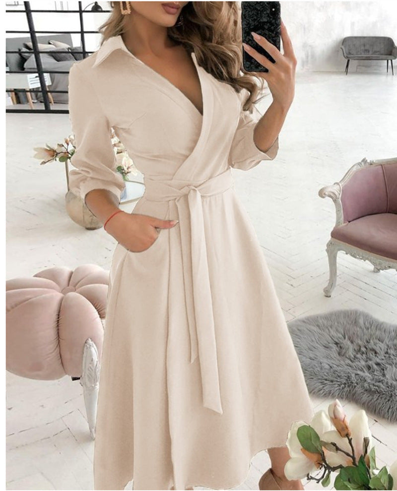 Oblique Shoulder Neck Strap Waist Temperament - ANIBEY