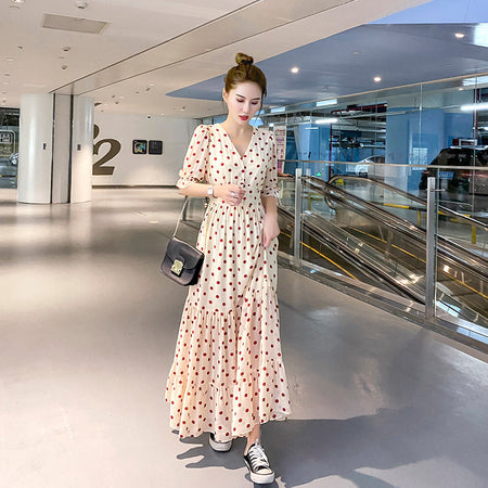 Female Floral High Waist Skinny Long Skirt Beach - ANIBEY