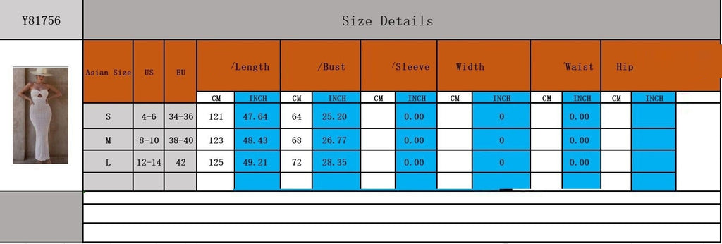 New Knitted Elastic Hip Hot Girl Dress - ANIBEY