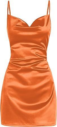 Strap Satin Backless Lace Up Dress Summer Sexy Elegant - ANIBEY