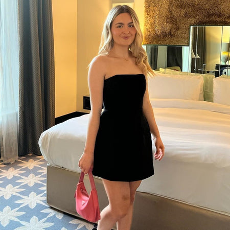 Summer New Solid Color Sleeveless Sexy Bandeau Slim-fit Dress - ANIBEY