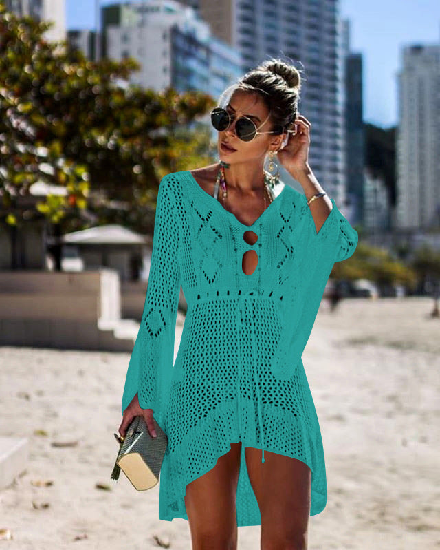 Women Swimsuit Cover-up Beach Bathing Beach Dress - ANIBEY