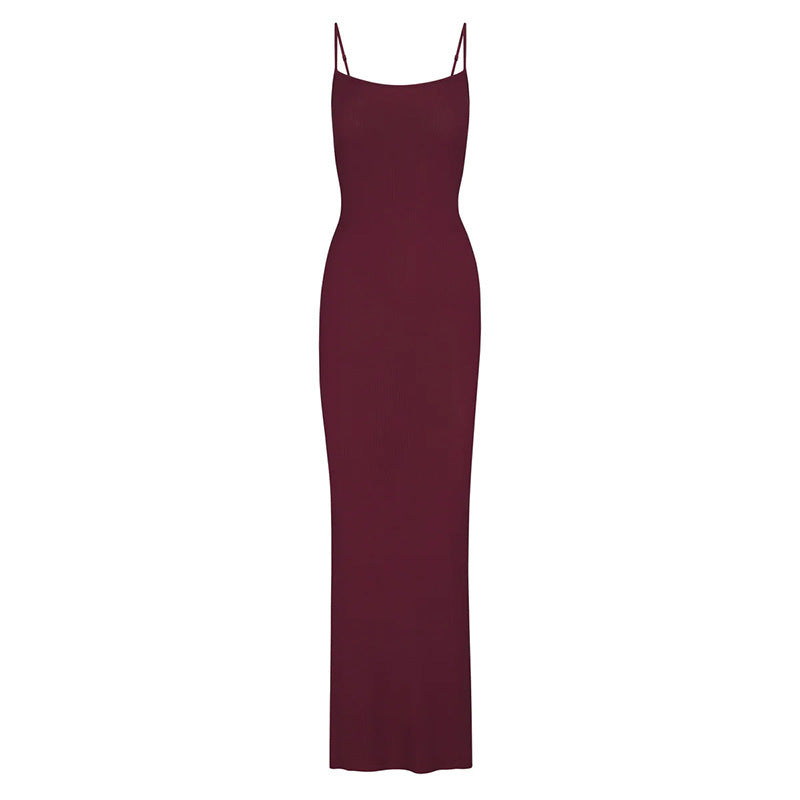 Skims Suspender Long Fishtail Skirt Sexy Dress - ANIBEY