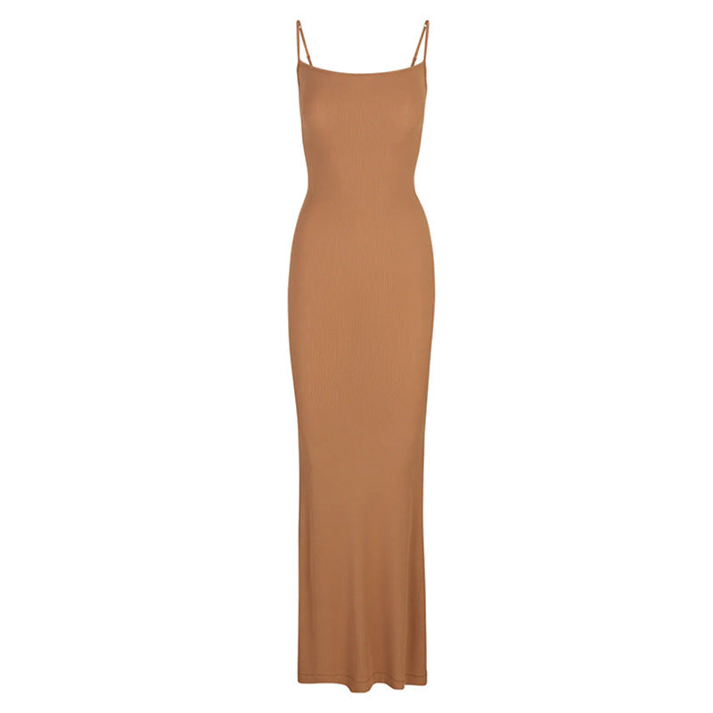 Skims Suspender Long Fishtail Skirt Sexy Dress - ANIBEY