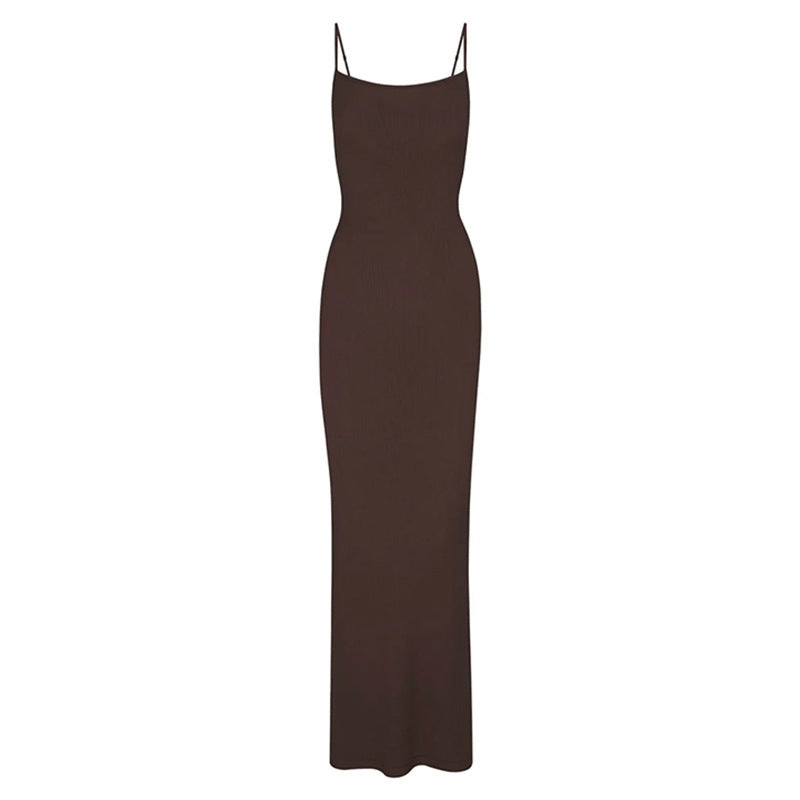 Skims Suspender Long Fishtail Skirt Sexy Dress - ANIBEY