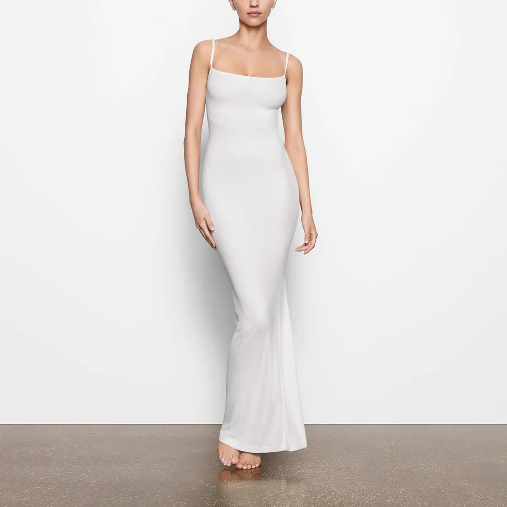 Skims Suspender Long Fishtail Skirt Sexy Dress - ANIBEY
