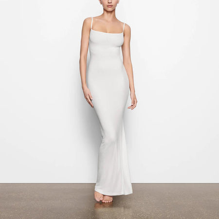 Skims Suspender Long Fishtail Skirt Sexy Dress - ANIBEY