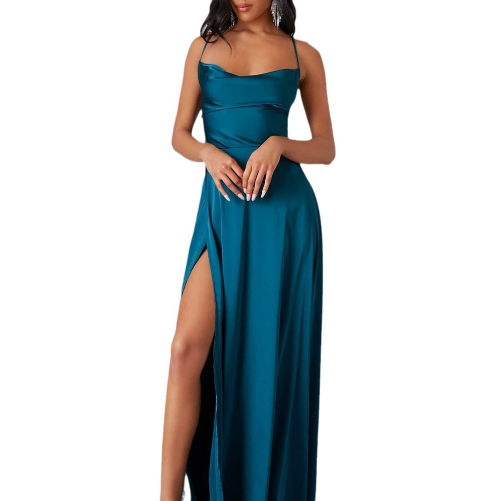 New Sexy Slimming Slim Fit Backless Waist-tight Dress - ANIBEY