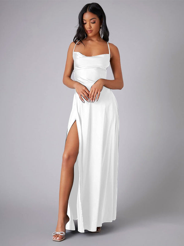 New Sexy Slimming Slim Fit Backless Waist-tight Dress - ANIBEY