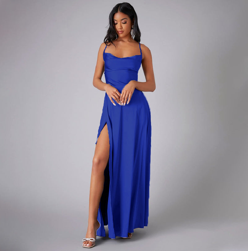 New Sexy Slimming Slim Fit Backless Waist-tight Dress - ANIBEY