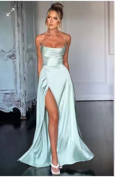 New Sexy Slimming Slim Fit Backless Waist-tight Dress - ANIBEY