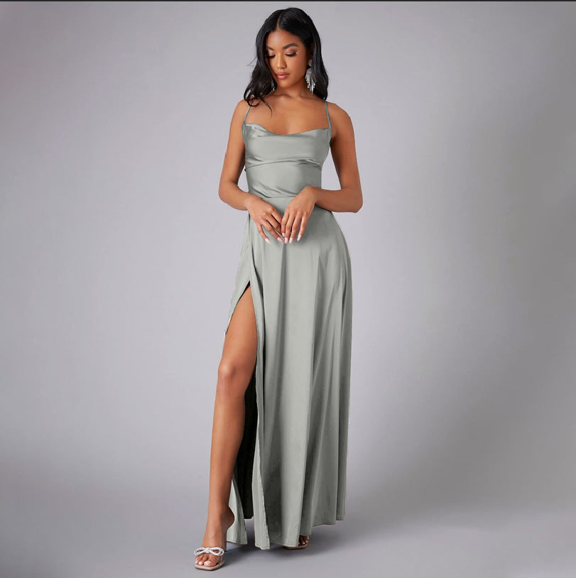 New Sexy Slimming Slim Fit Backless Waist-tight Dress - ANIBEY