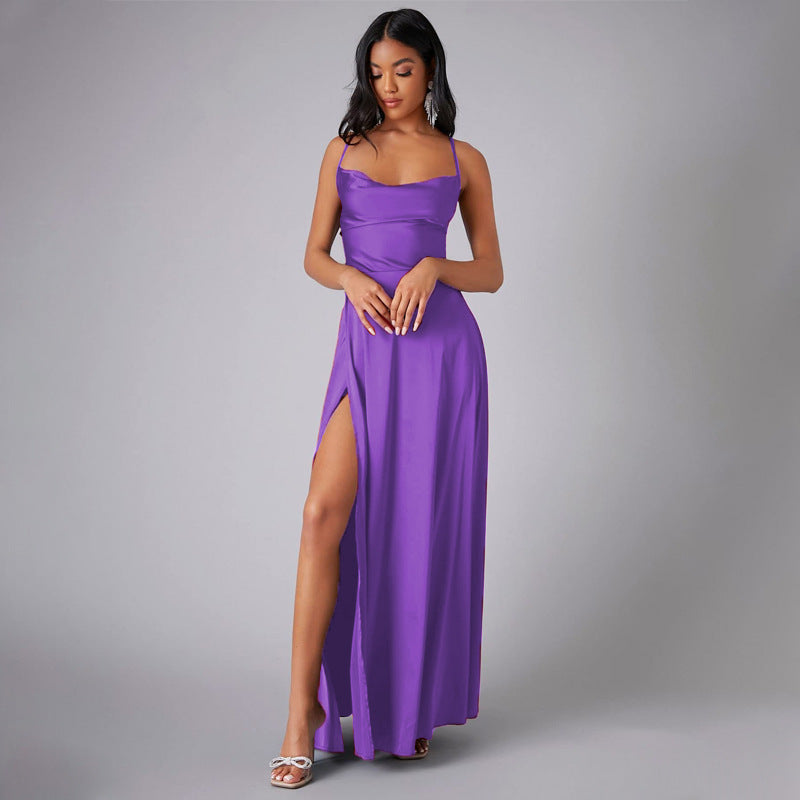 New Sexy Slimming Slim Fit Backless Waist-tight Dress - ANIBEY