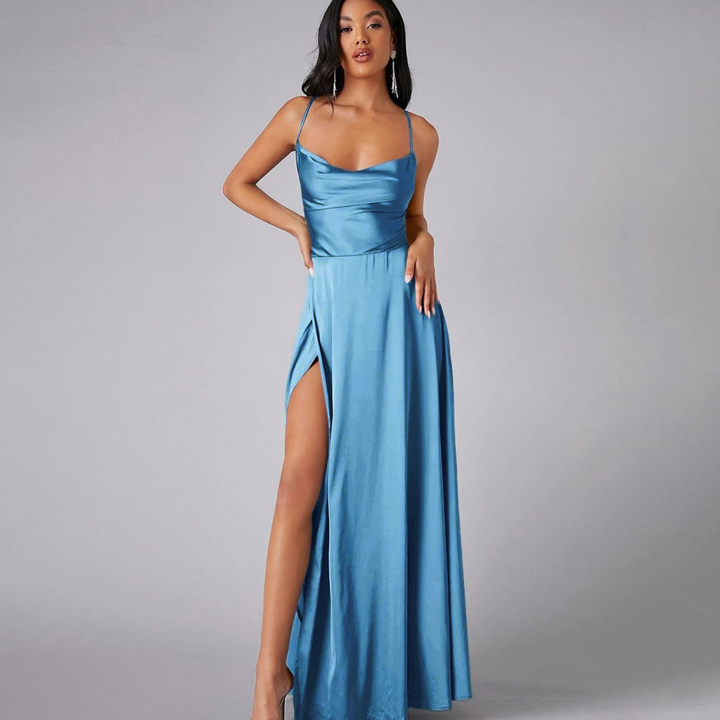 New Sexy Slimming Slim Fit Backless Waist-tight Dress - ANIBEY