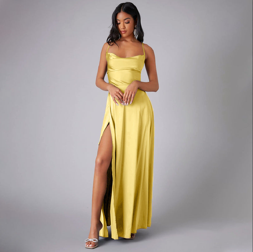 New Sexy Slimming Slim Fit Backless Waist-tight Dress - ANIBEY
