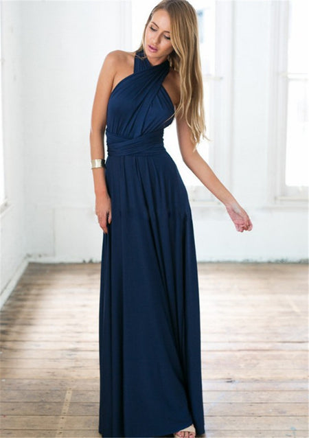 Women Boho Club Dress Bandage Long Dress Party Robe Longue - ANIBEY