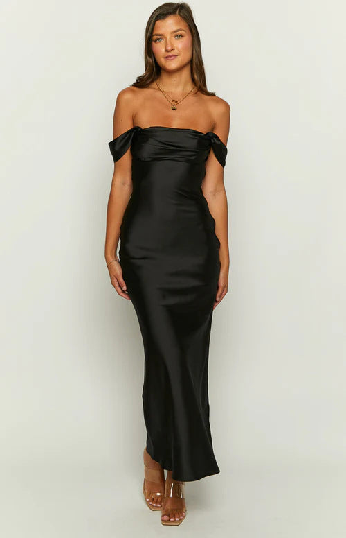 Hip Backless Women's Clothing Long Dress - ANIBEY