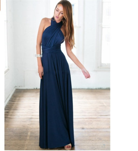 More Ways To Wear Sexy Halter Strap Short Skirt Dress - ANIBEY