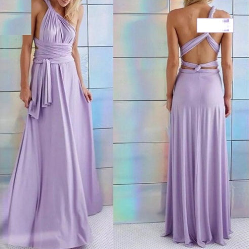 More Ways To Wear Sexy Halter Strap Short Skirt Dress - ANIBEY