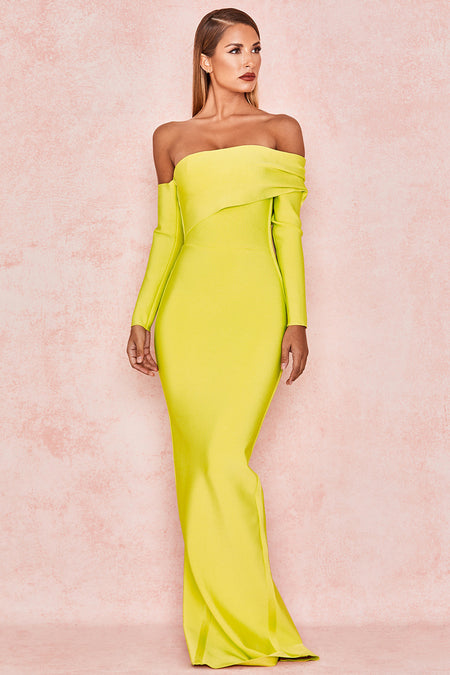 Sexy Temperament Irregular One Shoulder Split Dress - ANIBEY
