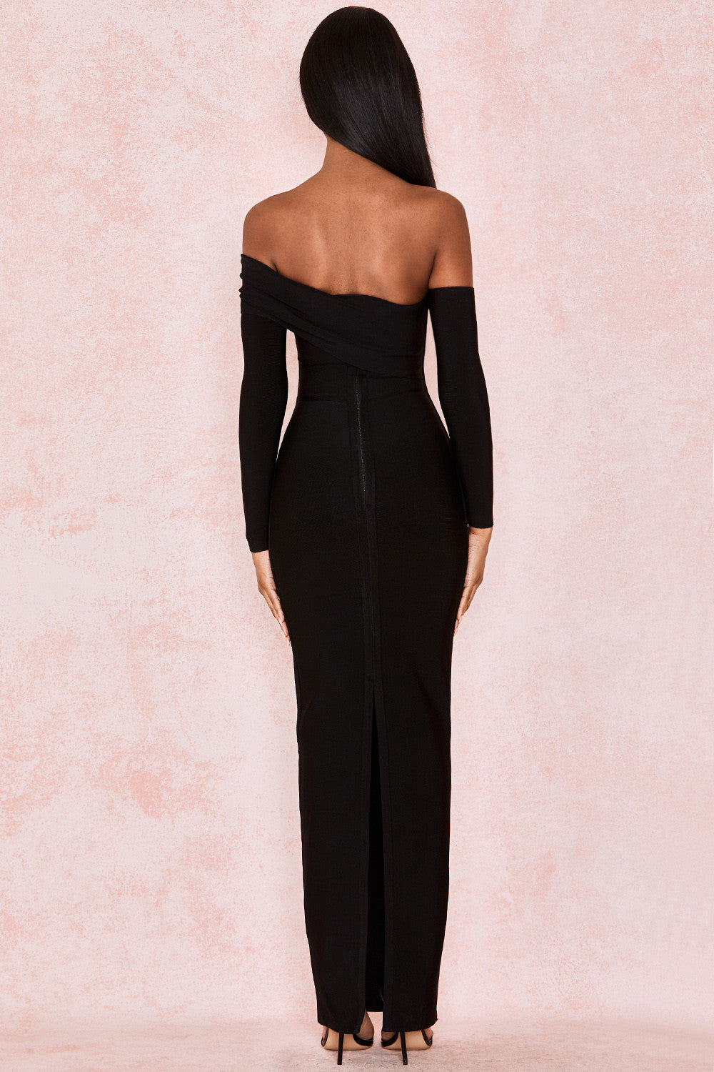 Sexy Temperament Irregular One Shoulder Split Dress - ANIBEY