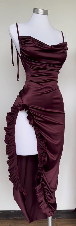 Summer High-grade Y2g Sexy Backless Spaghetti Straps Hot Girl Dress - ANIBEY
