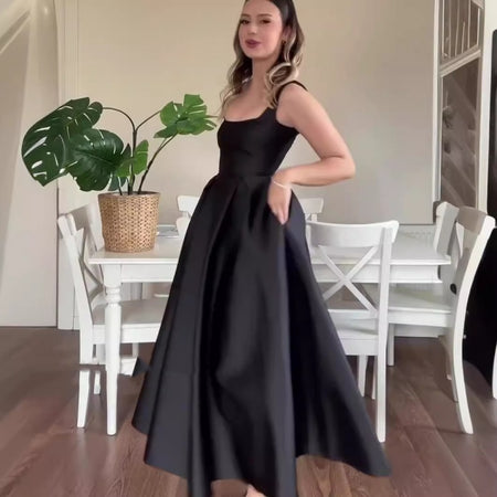 Summer New Backless Spaghetti Straps Dress - ANIBEY