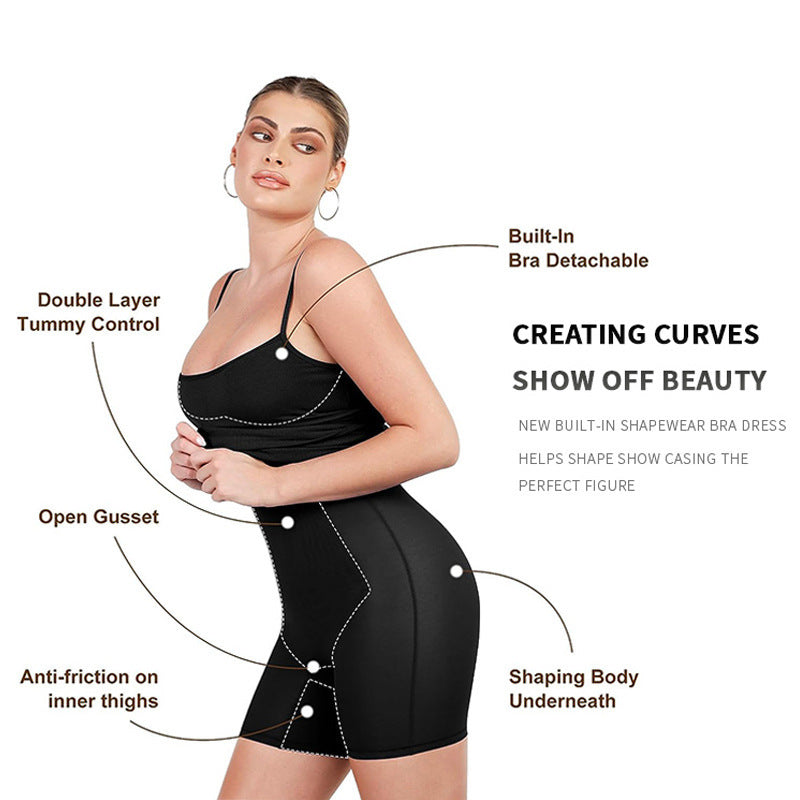 Suspender Two-in-one Body-shaping Corsets Skirt - ANIBEY