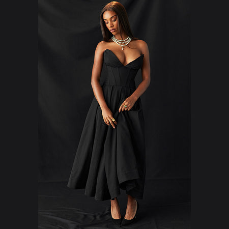 Women Fashionable New Tube Top Dress - ANIBEY