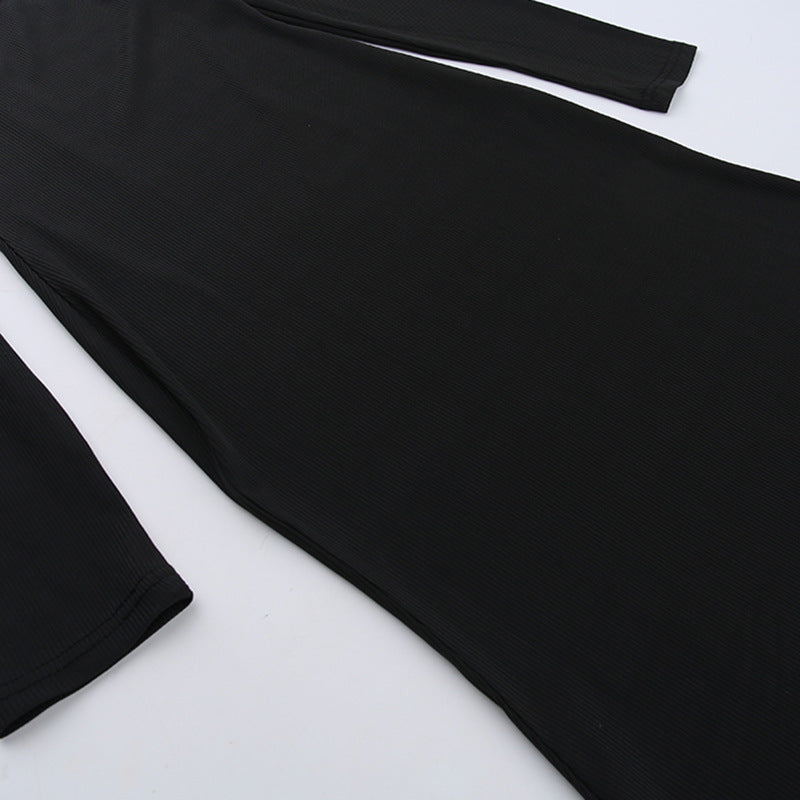 Women's Autumn Waist-tight Hip-wrapped Fashion Dress - ANIBEY