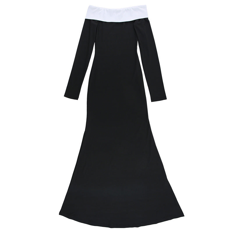 Women's Autumn Waist-tight Hip-wrapped Fashion Dress - ANIBEY