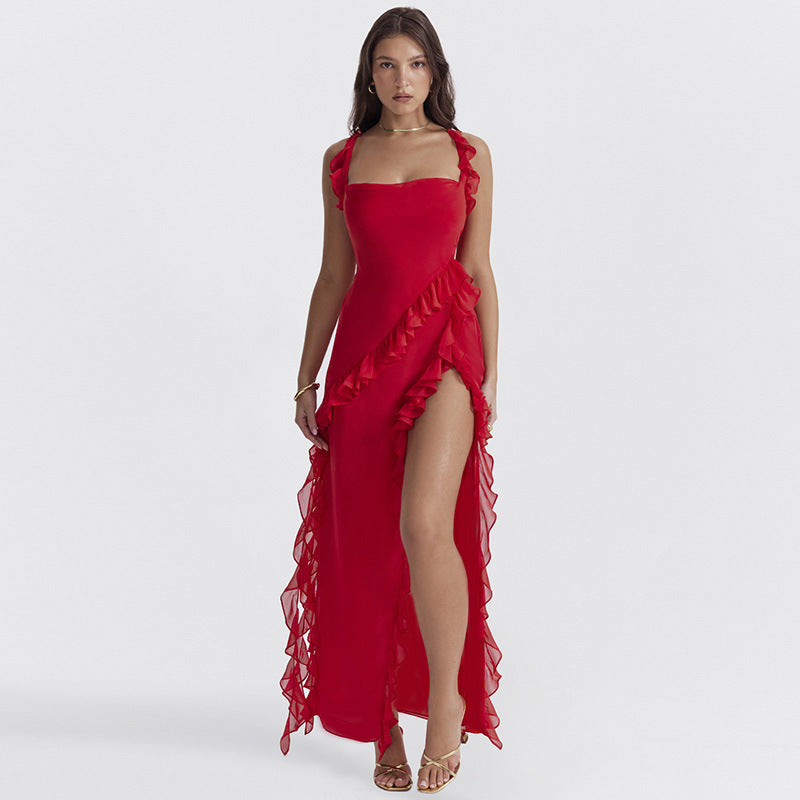 Women's Fashion Sexy Suspender Dress - ANIBEY