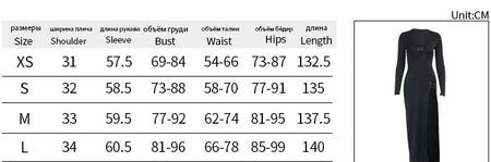 Women's Split Pin Long Dress - ANIBEY