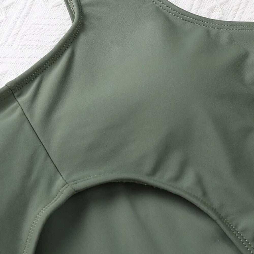 Women's Hollow Siamese Swimsuit Bikini - ANIBEY