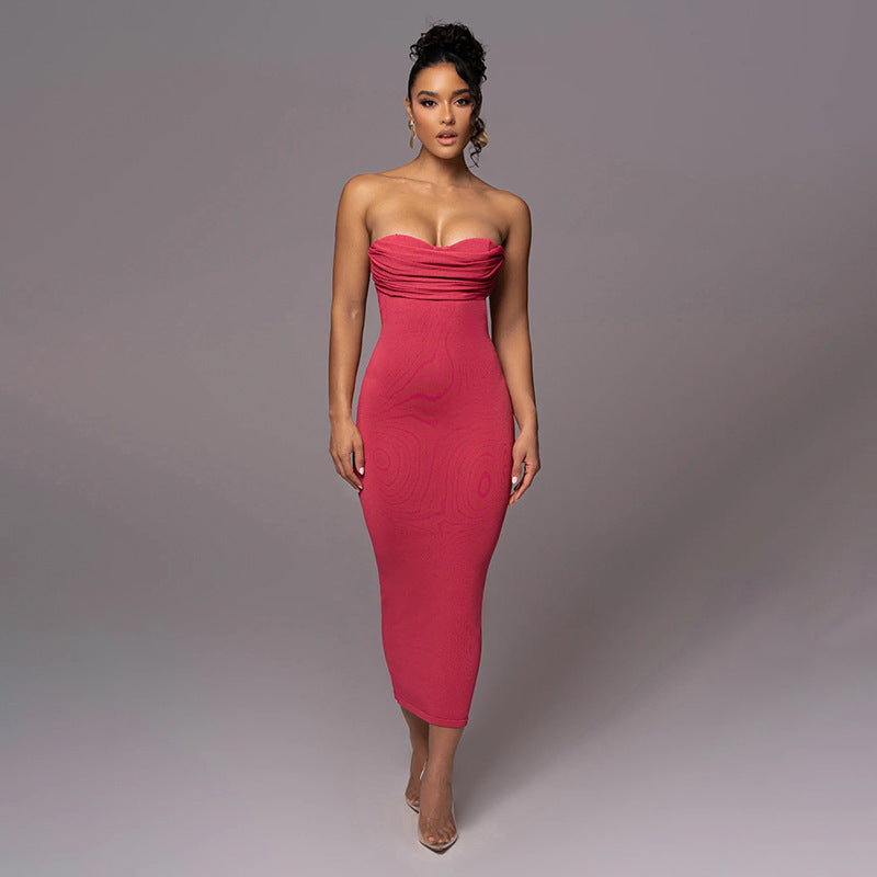 Sling Backless Dress Slim-fit Sheath - ANIBEY