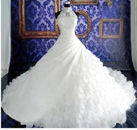 Wedding Dress Wholesale, Wedding High-end Wedding Dress With Big Tail - ANIBEY