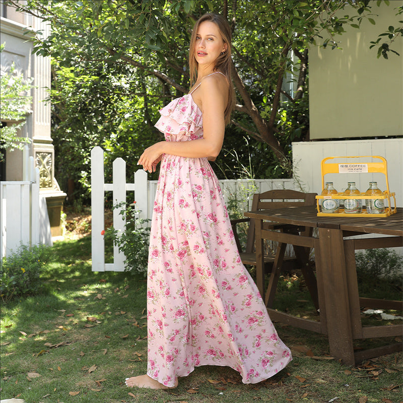 Women's Fashion Simple Printed Dresses - ANIBEY