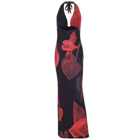 Summer New Fashion Sexy Slim V-neck Dress - ANIBEY