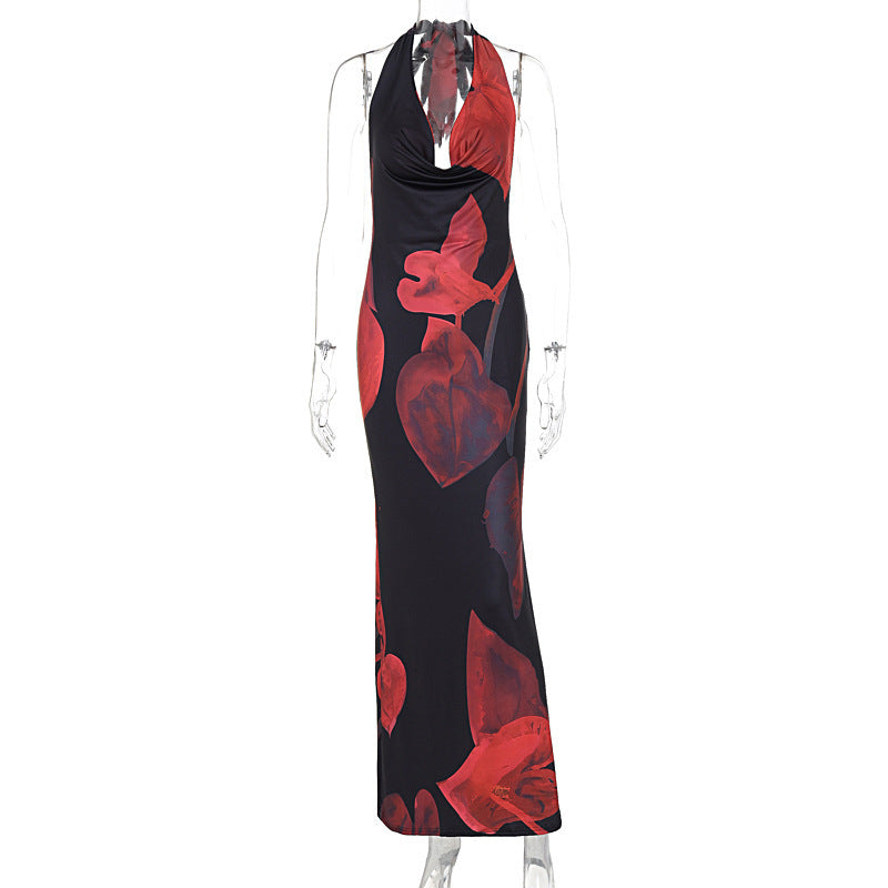 Summer New Fashion Sexy Slim V-neck Dress - ANIBEY