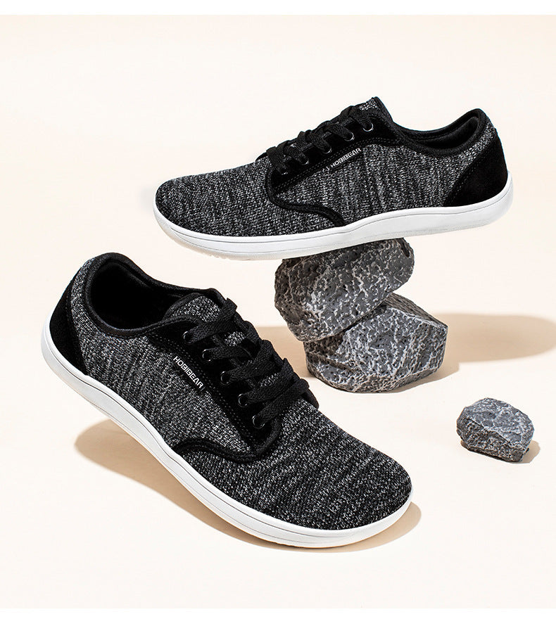 Unisex Suede Leather Soft Bottom Sports Casual Shoes - ANIBEY