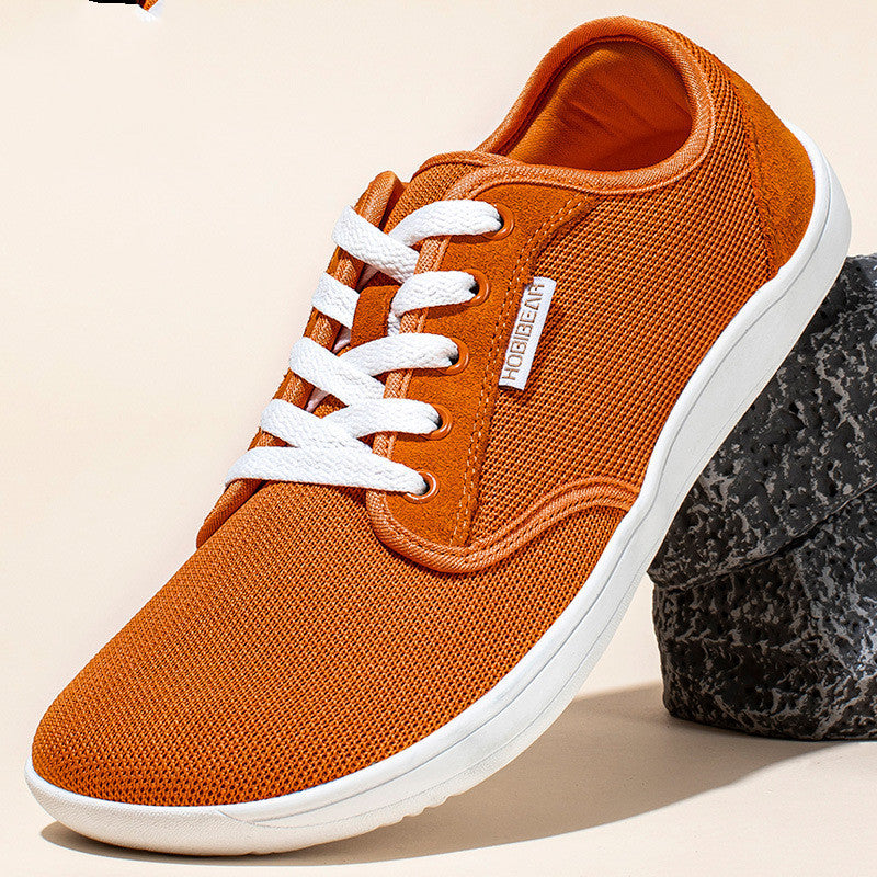 Unisex Suede Leather Soft Bottom Sports Casual Shoes - ANIBEY