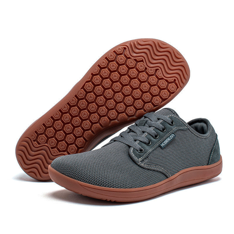 Unisex Suede Leather Soft Bottom Sports Casual Shoes - ANIBEY