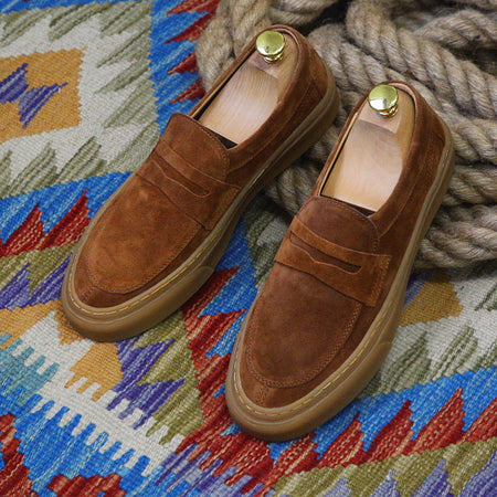 Men's Breathable Suede Formal Shoes - ANIBEY