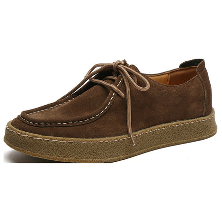 All Match Suede British Style Leather Board Casual Shoes - ANIBEY