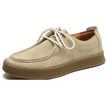 All Match Suede British Style Leather Board Casual Shoes - ANIBEY