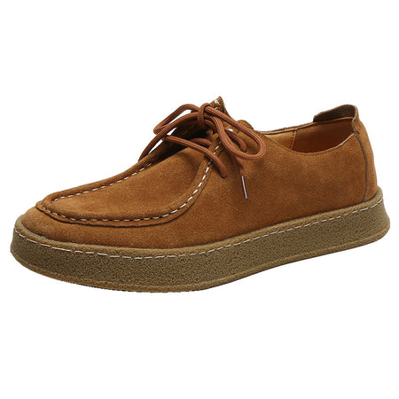 All Match Suede British Style Leather Board Casual Shoes - ANIBEY