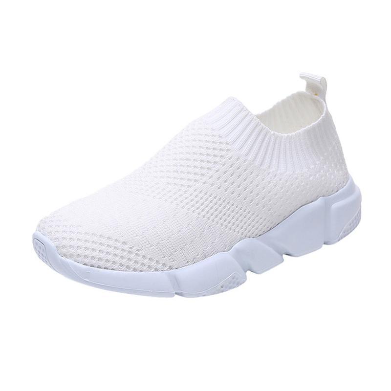 New Outdoors Adults Trainers Running Shoes Woman Sock Footwear Sport Athletic Unisex Breathable Mesh Female Sneakers - ANIBEY