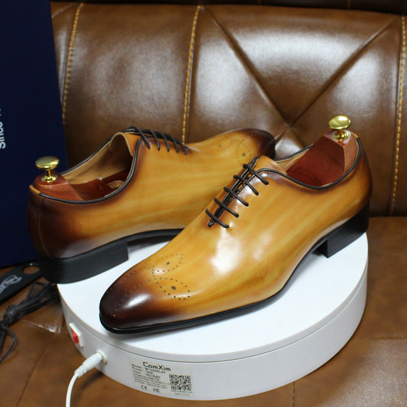 Classic Oxford Handmade Formal Shoes for Men - ANIBEY