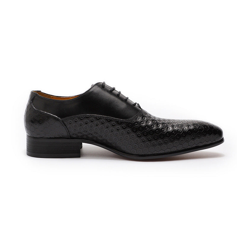 Men's British Style Handmade Leather Shoes - ANIBEY