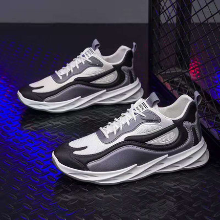 Casual Leisure Laced-up Sports Running Shoes - ANIBEY